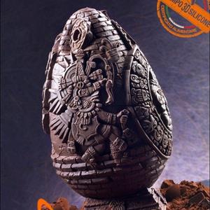 Moule Œuf en chocolat Œuf Maya taille grande LINEAGUSCIO
