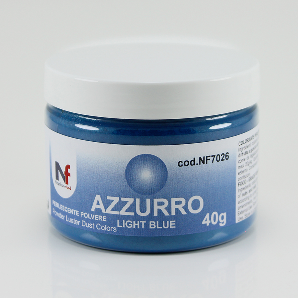 BLEU CLAIR Colorant perlé comestible 40 g.
