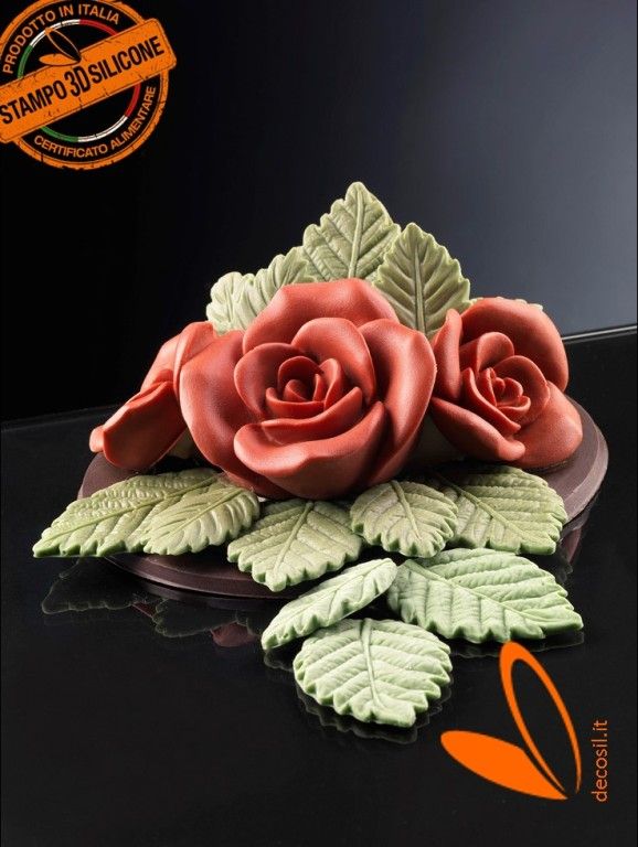 Moule Feuille de rose Moule Feuille de rose