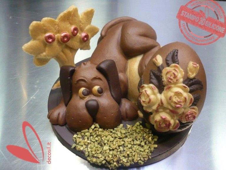 Chien Moules à chocolat de ANIMAUX, Moule professionnel en silicone en