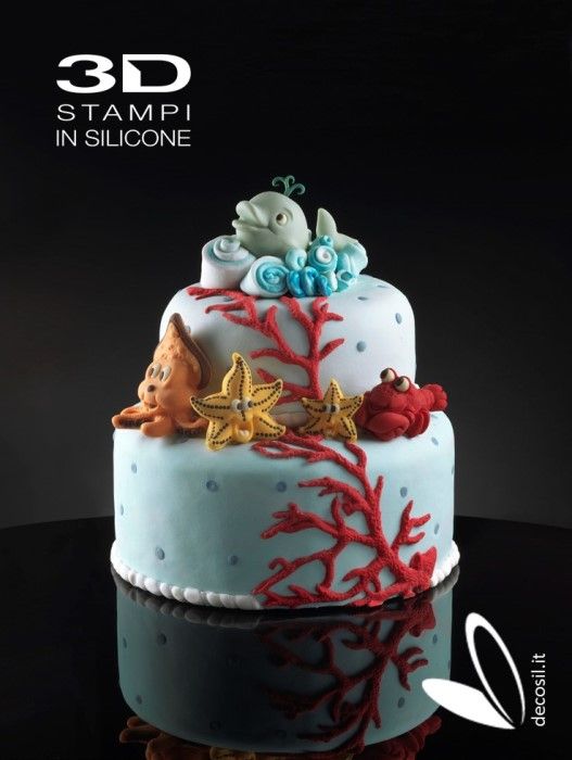 Étoiles De Mer - moules à chocolat de ANIMAUX - Moule professionnel en  silicone en forme d'étoile de mer, cake toppers en 3D à sucre ou au chocolat  fondant pour gâteaux