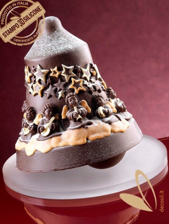 Moule en Silicone Cloche Anges