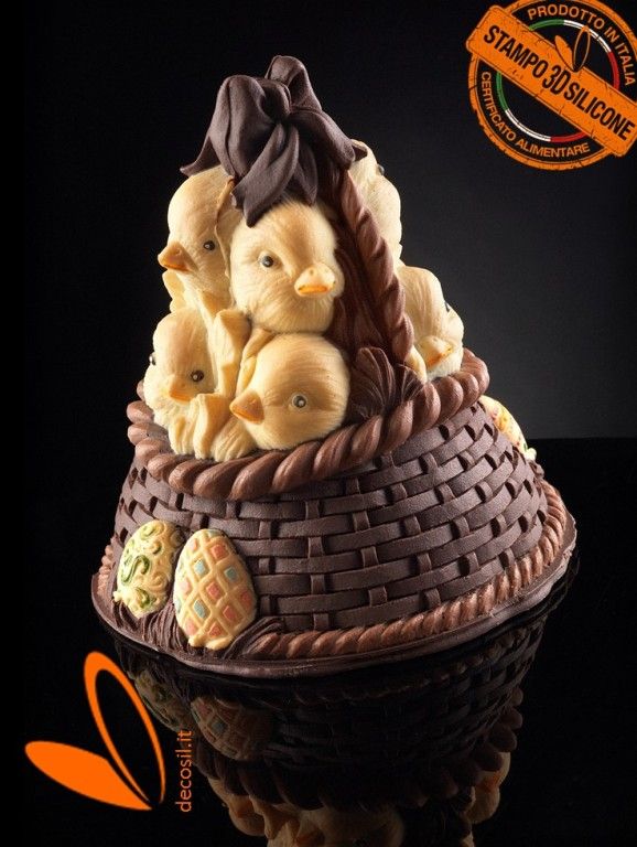 Moule Cloche Panier de Poussins