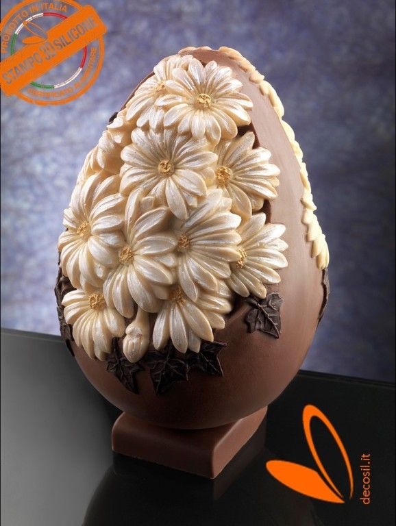 Moule oeuf de Pâques Marguerites LINEAGUSCIO Moule oeuf de Pâques Marguerites LINEAGUSCIO