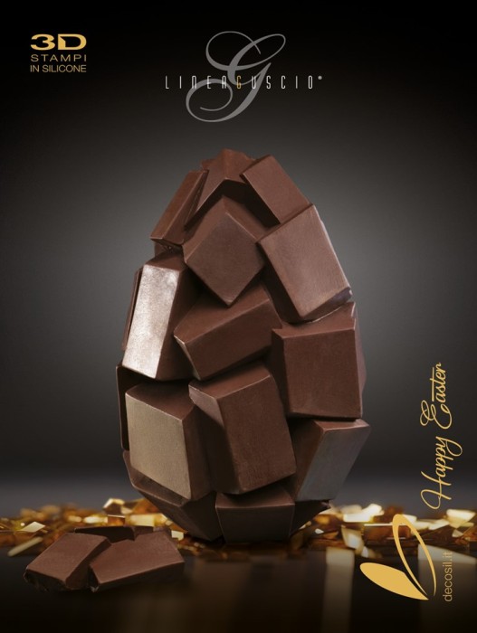 Cubes LINEAGUSCIO Moule Oeuf Chocolat 3D Cubes LINEAGUSCIO Moule Oeuf Chocolat 3D