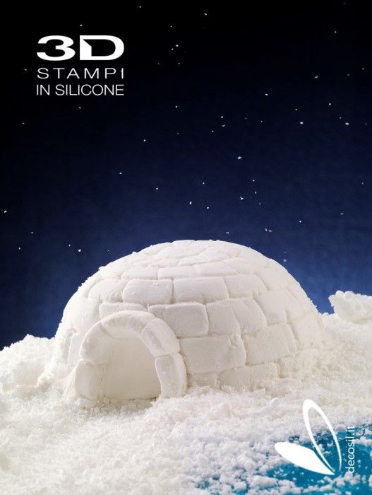 Demi-Sphère Igloo moule pour sphère en chocolat