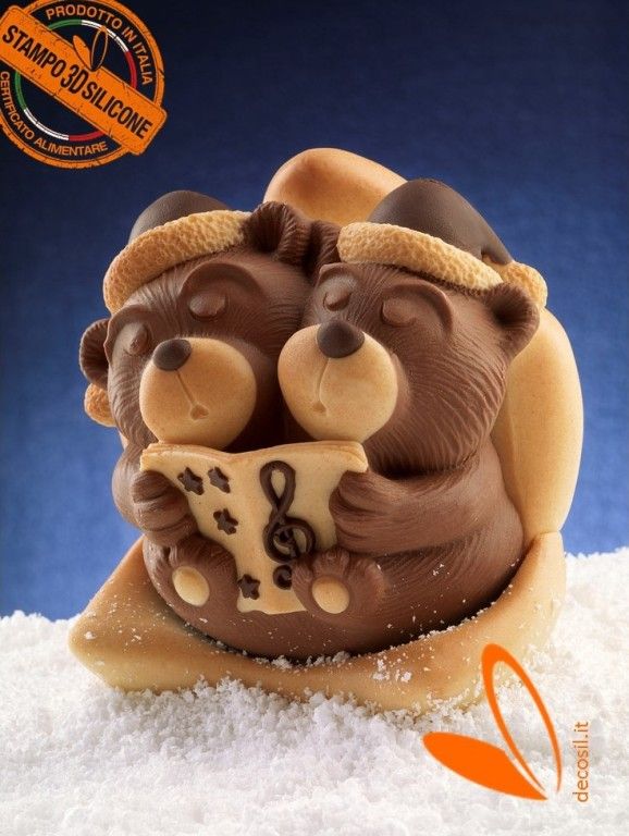 Sphère Oursons - moule pour sphère en chocolat