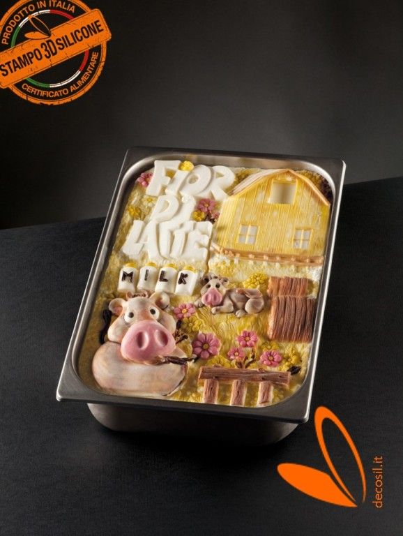Moule Tablet Crème Glacée Crémeuse de Lait