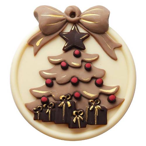 Moules a pendentif de Noel en chocolat