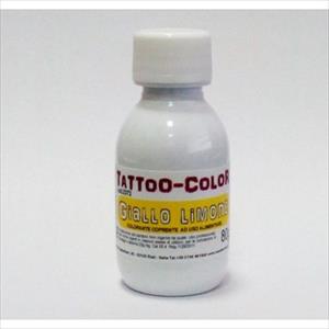 COULEUR DE TATOUAGE JAUNE CITRON