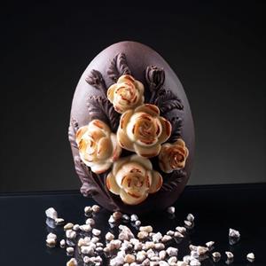 Moule Œuf avec des Roses de taille petite