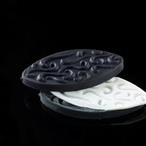 Moule Feuille avec Vagues