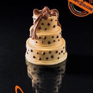 Mini gâteau avec Noeud - moule en silicone
