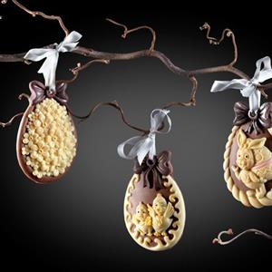 Moule Ornement de Pâques Fleurettes