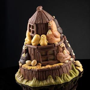 Moule Cloche Chocolat Poulailler
