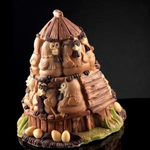 Moule Cloche Chocolat Poulailler