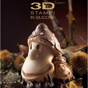 Moule en Silicone Cloche Champignons