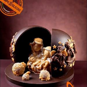 Sphère Anges Musiciens moule pour sphère en chocolat