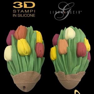 Œuf Tulipes Moule LINEAGUSCIO de taille Grande