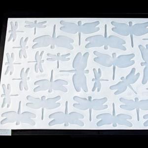 Chablon Libellules Tapis passant moules Linea Malizia