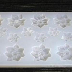 Moule Fleurs poinsettias grandes et petites