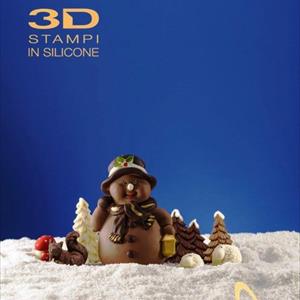 Moule silicone Bonhomme de neige