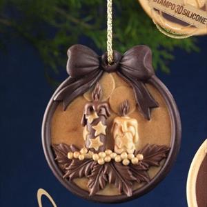 Moule Pendentif Bougies de Noël
