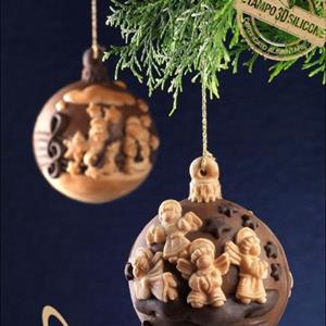 Moule Demie Boule de Noël - Treble Clef