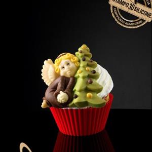 Moule Ange avec Sapin de Noël