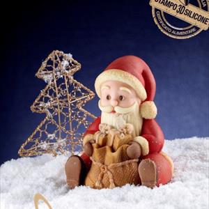 Moule Père Noël assis