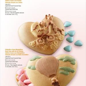 Coffret à Coeur avec Girafes moule