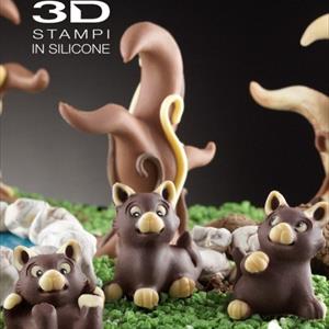 Moule à chocolat Chatons Droles
