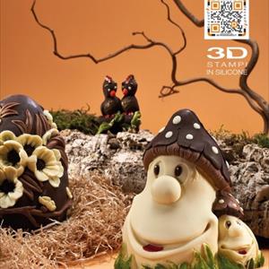 Moule en Silicone Cloche Champignons