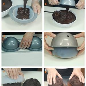 Sphère Anges Musiciens moule pour sphère en chocolat