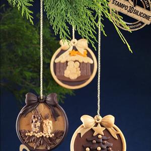 Moule Pendentif Bougies de Noël