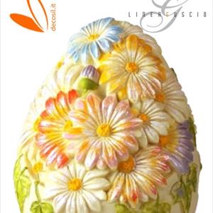 Moule oeuf de Pâques Marguerites LINEAGUSCIO