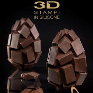 Cubes LINEAGUSCIO Moule Oeuf Chocolat 3D