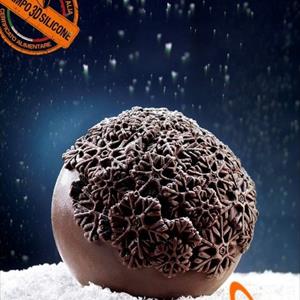 Sphère Cristaux de Neige moule pour sphère en chocolat