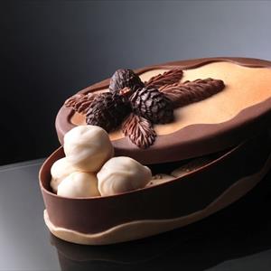 Boîte Oval de chocolat moule à chocolat