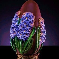 LINEAGUSCIO - Moules 3D en silicone pour œufs de Pâques en chocolat de grande taille