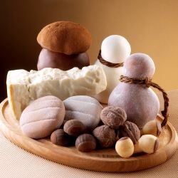 Moules pour objets de gastronomie au chocolat